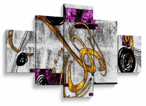 Obraz abstrakcji (125x70 cm)