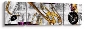 Obraz abstrakcji (170x50 cm)
