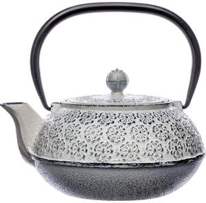 Żeliwny imbryk do herbaty, profesjonalny dzbanek do parzenia herbaty, długo trzyma ciepło - pojemność 1 litr