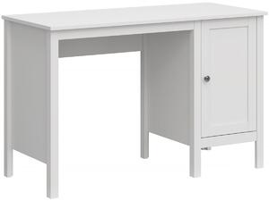 Białe biurko skandynawskie z szafką - Jasaro 3X