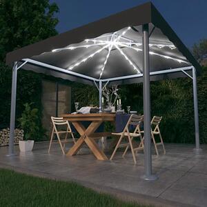 Namiot ogrodowy z lampkami LED antracyt - Irgan
