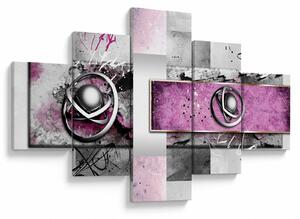 Obraz abstrakcji (125x70 cm)