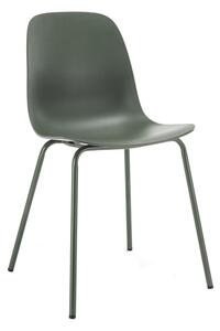 Zielone plastikowe krzesło Whitby – Unique Furniture