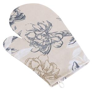 Bellatex ręcznik kuchenny Kwiat szaro-beżowy, 18 x 28 cm