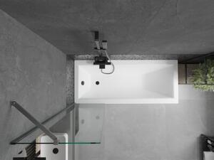 Mexen Next parawan nawannowy 1-skrzydłowy 50 x 150 cm, transparent, gun gray szczotkowany - 895-050-000-00-00-66