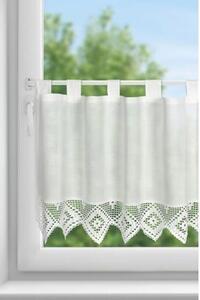 Firana gotowa EUROFIRANY Isaac 150 x 30 cm BiaÅy