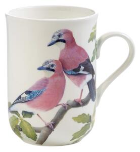 Kubek z porcelany kostnej Maxwell & Williams Birds Eusarian Jay, 330 ml