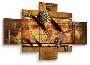 Obraz abstrakcji (125x70 cm)