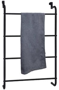 Wieszak na ręczniki metalowy, 44 x 73 cm, zawieszany na drzwi