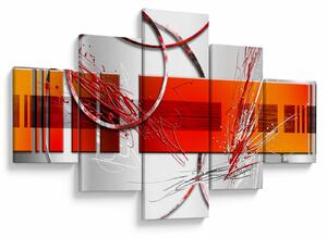 Abstrakcyjny obraz (125x70 cm)