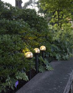 Zestaw 3 ogrodowych lamp solarnych LED Star Trading Roma, wys. 23 cm