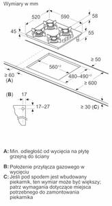Płyta gazowa BOSCH POH6B6K30