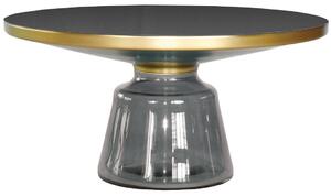 Designerski stolik kawowy Bottle 75 cm na szklanej nodze