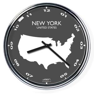 Zegar ścienny do biura: New York, Wybierz kolor Jasny