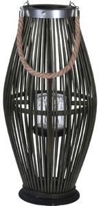 Lampion bambusowy ze sznurem, Ø 24 x 48 cm