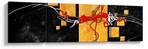 Abstrakcyjny obraz - Tancerka (170x50 cm)