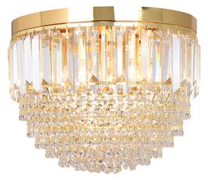 Lampa sufitowa glamour złota CHARLOTTE 40 cm