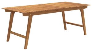 Stół ogrodowy, 200x90x75 cm, lite drewno akacjowe