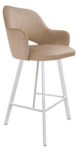 Hoker krzesło barowe Milano podstawa Profil biała MG06