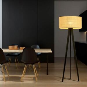 Lampa stojąca podłogowa Emibig 1xE27 60W ASTON LP1 RATTAN 1149/LP1