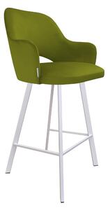 Hoker krzesło barowe Milano podstawa Profil biała BL75