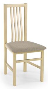 Drewniane tapicerowane krzesło patyczak dąb sonoma - Weston