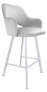 Hoker krzesło barowe Milano podstawa Profil biała MG39