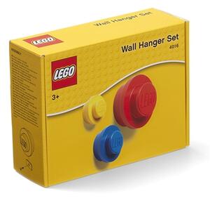 Komplet 3 wieszaków ściennych LEGO® Colour