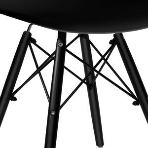 Krzesło PARIS BLACK DSW czarny