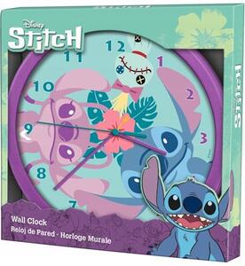 Zegar ścienny KIDS EUROSWAN LAS3098 Stitch 25 cm