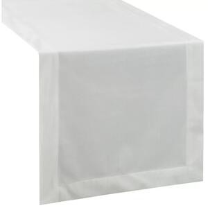 Bieżnik EUROFIRANY Melinda 40 x 140 cm Biały