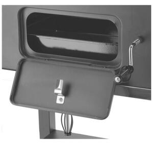 Grill ogrodowy węglowy LUND Deluxe 99925 Zamykany, wędzarnia, regulacja wysokości rusztu, kółka