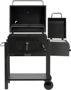 Grill ogrodowy węglowy LUND Deluxe 99925 Zamykany, wędzarnia, regulacja wysokości rusztu, kółka