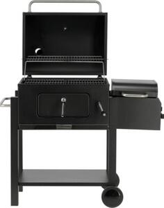 Grill ogrodowy węglowy LUND Deluxe 99925 Zamykany, wędzarnia, regulacja wysokości rusztu, kółka