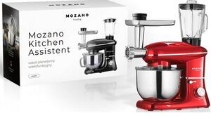 Robot kuchenny planetarny MOZANO Rob 02 2000W z blenderem kielichowym Czerwony