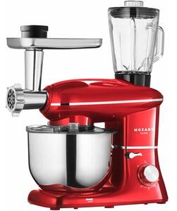 Robot kuchenny planetarny MOZANO Rob 02 2000W z blenderem kielichowym Czerwony