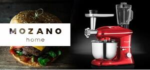 Robot kuchenny planetarny MOZANO Rob 02 2000W z blenderem kielichowym Czerwony