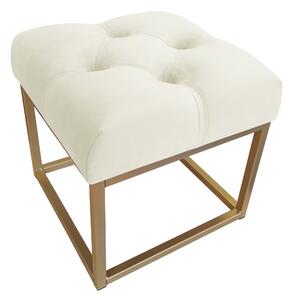 Pufa CHESTERFIELD LOFT ławka postawa złota MG50