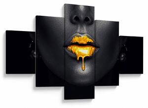 Obraz - Usta kobiety (125x70 cm)