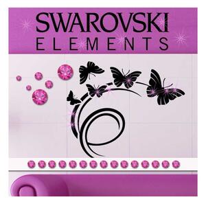 Zestaw 15 elektrostatycznych kryształków Swarovski Fanastick Crystal