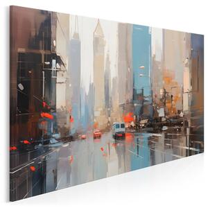 Miejska serenada - nowoczesny obraz na płótnie - 120x80 cm