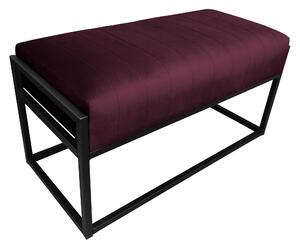 Ławka KAYA LOFT MG02 pufa podnóżek metal