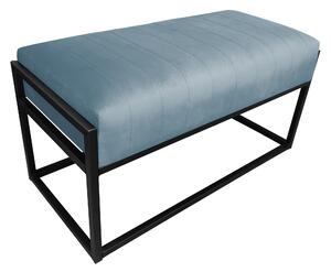 Ławka KAYA LOFT BL06 pufa podnóżek metal