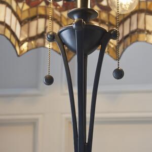 Interiors Lampa witrażowa stojąca 64377 vintage tiffany