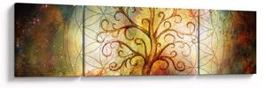 Abstrakcyjny obraz drzewa (170x50 cm)