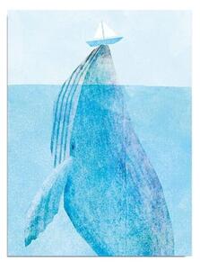 Obraz na płótnie Whale, 30x40 cm