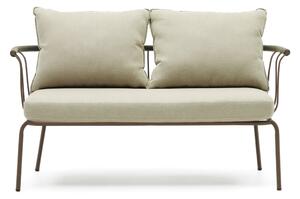 Jasnozielono-beżowa sofa ogrodowa Salguer – Kave Home