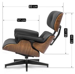 Fotel Wypoczynkowy Gabinetowy z PodnÃ³Å¼kiem Nowoczesny Loft Stylowy PALERMO