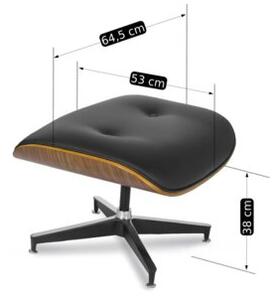 Fotel Wypoczynkowy Gabinetowy z PodnÃ³Å¼kiem Nowoczesny Loft Stylowy PALERMO