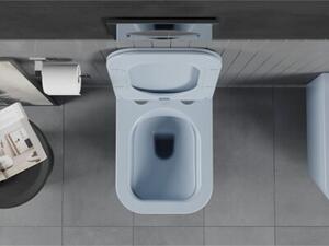 Mexen Teo miska wc Rimless z deską wolnoopadającą slim, duroplast, szara-niebieska mat - 30854069